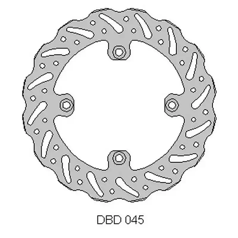 Nowy DELTA BRAKING TARCZA HAMULCOWA TYŁ BETA 250 RR ‘05-12, 525 RR ‘05-12, WAVE (260X120,3X4MM) (4X8,5MM) (NG1264)