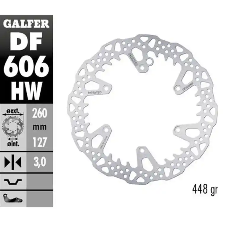GALFER TARCZA HAMULCOWA PRZÓD KTM SX/EXC/SX-F/EXC-F ‘93- ‘25; GS/MX/LC4 ‘93- ‘25; GAS GAS EC/EC-F/MC/MC-F ‘21- ‘25; HUSQVARNA Bestseller