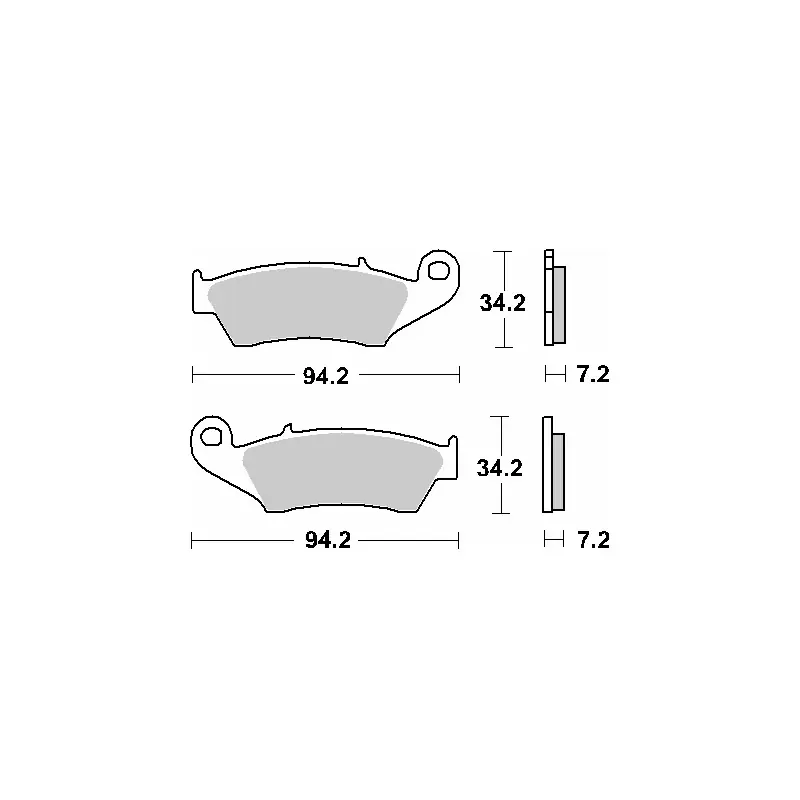 SBS PROMOCJA KLOCKI HAMULCOWE KH185 / KH389 OFF-ROAD CARBON Bezpieczne zakupy