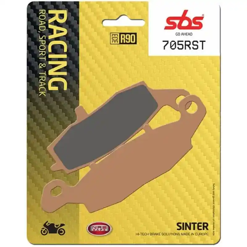 Ograniczona ilość SBS PROMOCJA KLOCKI HAMULCOWE KH229 TRACK AND SPORT SINTER KOLOR ZŁOTY (ZAMIENIA MIESZANKĘ RS)