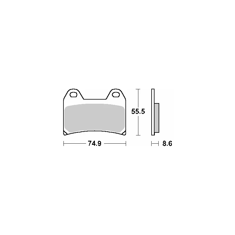 Wybór klientów SBS PROMOCJA KLOCKI HAMULCOWE KH244 STREET STANDART CERAMIC KOLOR CZARNY