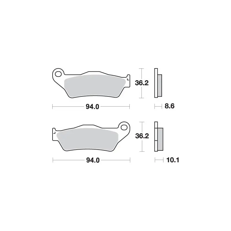 Kup online SBS KLOCKI HAMULCOWE KH363 STREET PERFORMANCE (EXCEL) SINTER KOLOR ZŁOTY PASUJE DO BMW R850/1100/1150/1200, K1200/1300 TYŁ