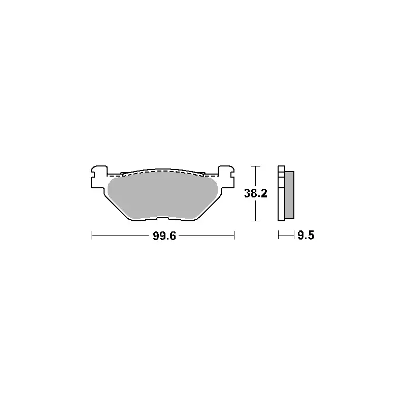 Rabat SBS PROMOCJA KLOCKI HAMULCOWE KH319/2 STREET STANDART CERAMIC KOLOR CZARNY