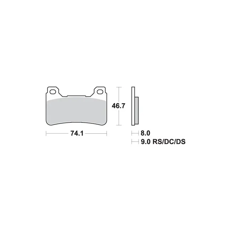 SBS KLOCKI HAMULCOWE KH390 TRACK AND SPORT SINTER KOLOR ZŁOTY (ZAMIENIA MIESZANKĘ RS) Oferta czasowa