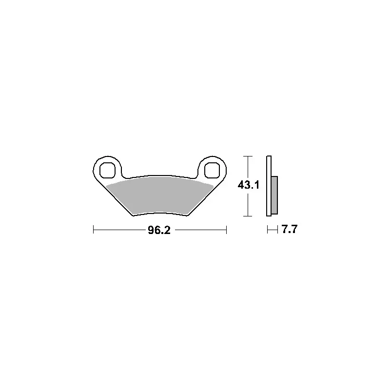 SBS PROMOCJA KLOCKI HAMULCOWE KH475 OFF-ROAD SINTER KOLOR ZŁOTY PASUJE DO POLARIS 500/550/850/1000 PRZÓD-TYŁ Rabat