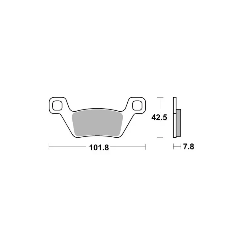 SBS PROMOCJA KLOCKI HAMULCOWE KH600 OFF-ROAD SINTER PRZÓD KYMCO MXU 500 ‘09- ‘14, MXU 550 ‘10- ‘21, MXU/UXV 700 ‘13- ‘21 KOLO Oferta