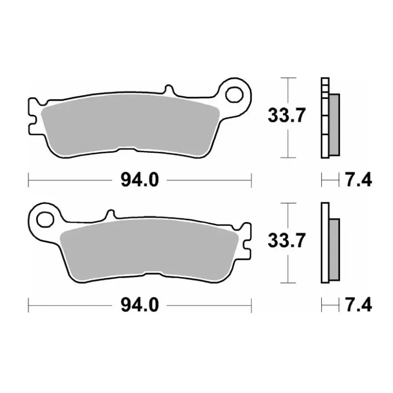 Najlepsza cena SBS PROMOCJA KLOCKI HAMULCOWE KH755 OFF-ROAD RACING SINTER KOLOR ZŁOTY FANTIC XX 125, XEF/XXF 250/450, XEX 250 ‘22-, YAMAHA YZ