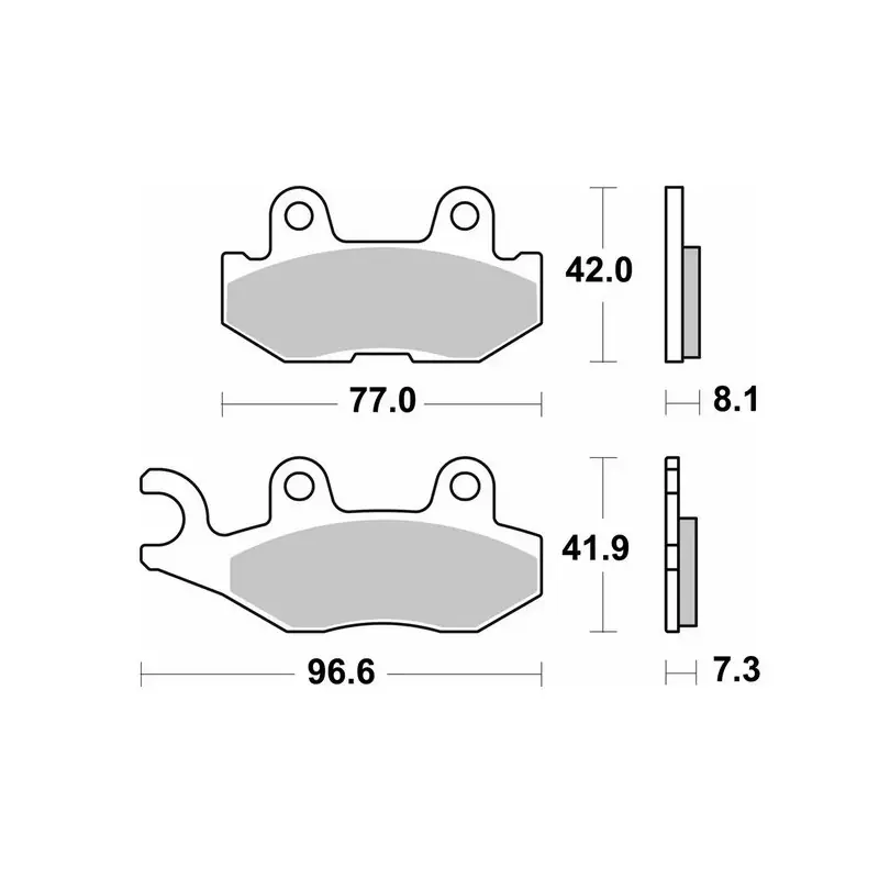 SBS PROMOCJA KLOCKI HAMULCOWE KH675 OFF-ROAD SINTER KOLOR ZŁOTY YAMAHA YXC/YXM VIKING WOLVERINE, YXE 850 WOLVERINE ‘18- ‘20 PRA Oferta