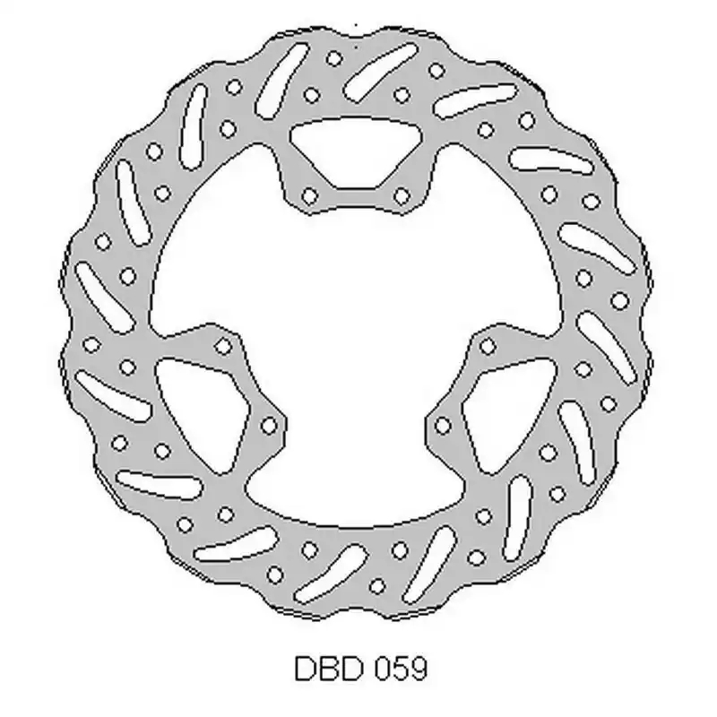 DELTA BRAKING TARCZA HAMULCOWA PRZÓD HONDA CRF 250 ‘15-21, CRF 450 ‘15-21, WAVE (260X101,2X4MM) (6X6,5MM) (NG1486) Nie przegap