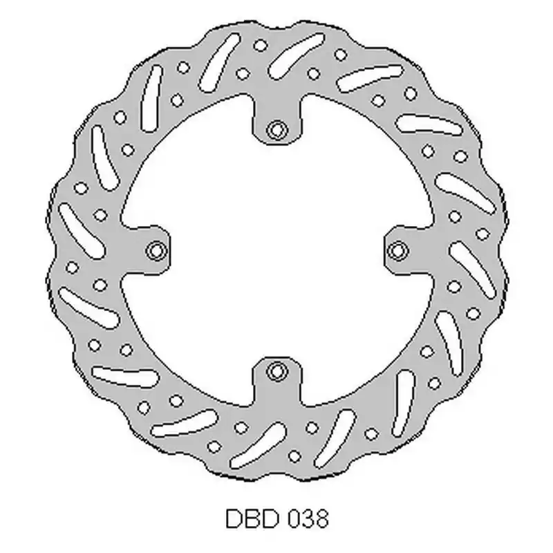 DELTA BRAKING TARCZA HAMULCOWA PRZÓD HUSQVARNA CR/WR 125 ‘00-13, TR/TC/WR 250 ‘00-13, TE/TC 450/510/610 ‘05-10, WAVE (260X120 Hit cenowy
