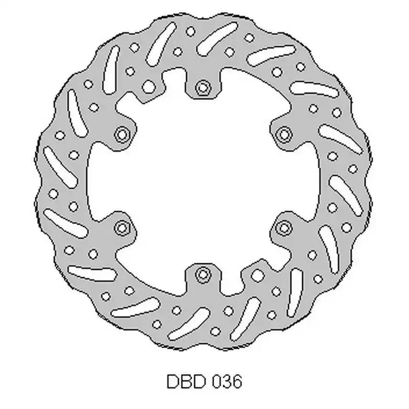 DELTA BRAKING TARCZA HAMULCOWA PRZÓD KTM 2T/4T ‘91- ‘25, HUSABERG, HUSQVARNA, GAS-GAS ‘21, WAVE (260X126,5X3MM) (6X6,5MM) (NG1 Tylko do końca tygodnia