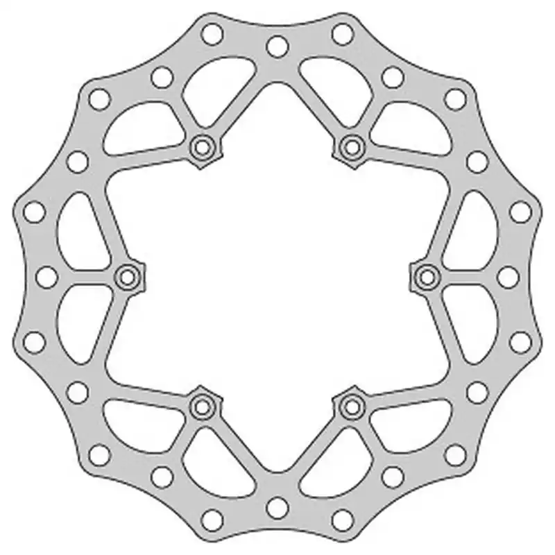 DELTA BRAKING TARCZA HAMULCOWA PRZÓD KTM 2T/4T ‘91- ‘25, HUSABERG, HUSQVARNA, GAS-GAS ‘21, WAVE ULTRA LIGHT (260X126,5X3MM) (6 Okazja
