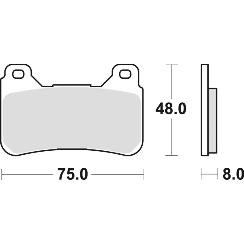 Bezpieczna płatność TRW ZF KLOCKI HAMULCOWE KH390 SINTER STREET HONDA CBR 600 RR 05-16, CBR 1000 FIREBLADE 04-16, PRZÓD