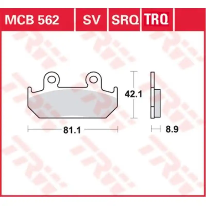 Bezpieczne zakupy TRW ZF KLOCKI HAMULCOWE KH121 SINTER RACING HONDA CMX 450 86-89, CBR 600 87-94, XRV 750 AFRICA TWIN 90-92, PRZÓD (ZASTĘPUJĄ MCB5