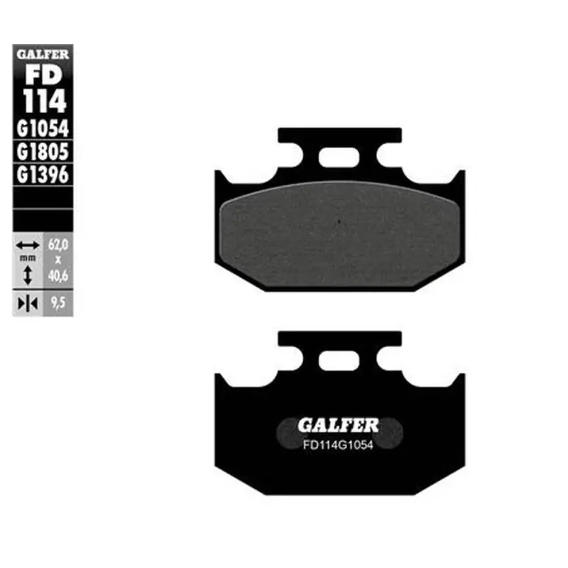 GALFER KLOCKI HAMULCOWE KH152 PÓŁMETALICZNE Niska cena