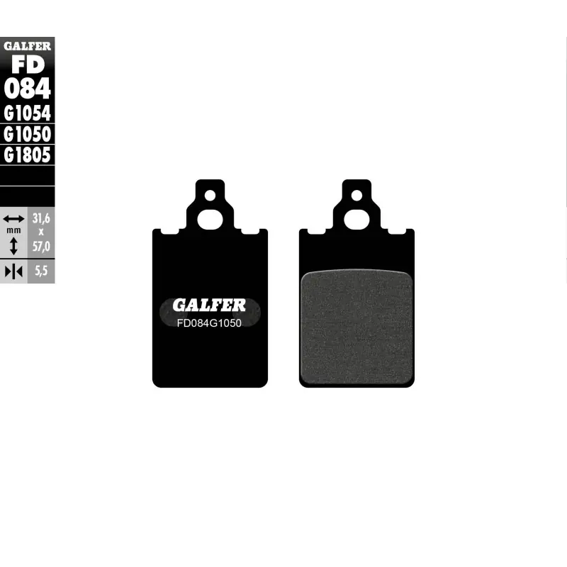Promocja GALFER KLOCKI HAMULCOWE KH116 PÓŁMETALICZNE SCOOTER