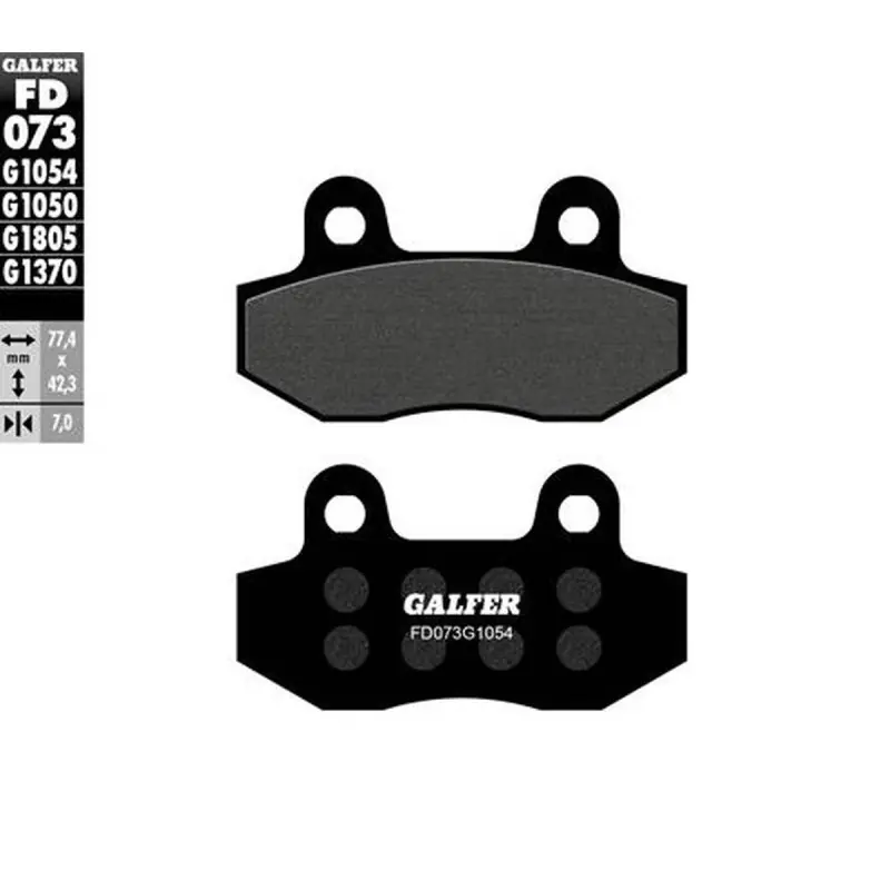 GALFER KLOCKI HAMULCOWE KH086 PÓŁMETALICZNE Niska cena