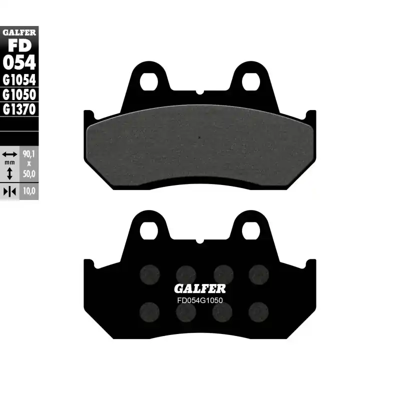 GALFER KLOCKI HAMULCOWE KH069 PÓŁMETALICZNE (SCOOTER) Premium