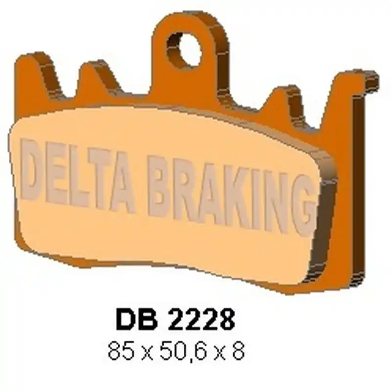DELTA BRAKING KLOCKI HAMULCOWE KH630 PRZÓD APRILIA TUONO 1000/1100 ‘13- ‘16, CAPONORD 1200 ‘13- ‘17, BMW F 800/900R ‘15- ‘22, Rabat