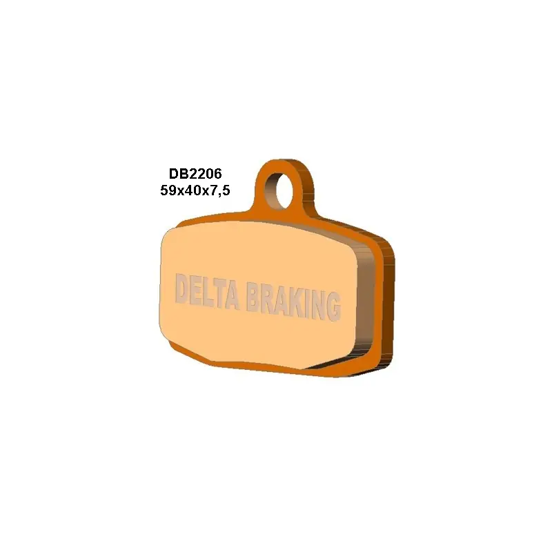 DELTA BRAKING KLOCKI HAMULCOWE KH612 KTM SX85 `12-20 PRZÓD - ZASTĘPUJĄ DB2206MX-N ORAZ DB2206QD-N Szybka wysyłka