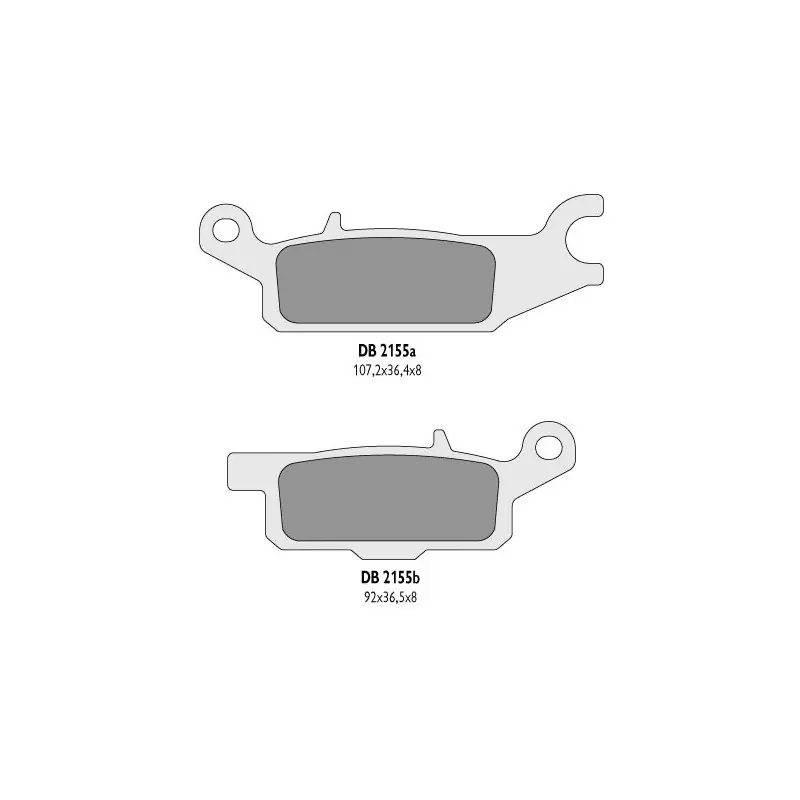 Super okazja DELTA BRAKING KLOCKI HAMULCOWE KH443 YAMAHA YFM 550 GRIZZLY ‘11-14, YFM 700 GRIZZLY ‘07-18 LEWY PRZÓD - ZASTĘPUJĄ DB2155MX-D O