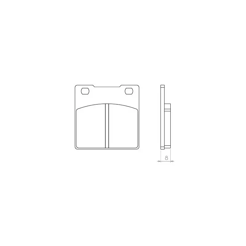 BRENTA KLOCKI HAMULCOWE KH063 (ORGANIC) SUZUKI GS/GSX/GSF/GSXR/RF/SV- TYŁ Taniej