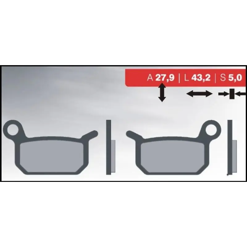 BRENTA KLOCKI HAMULCOWE KH325 (ORGANIC) (KTM 50/65SX) Wybór klientów