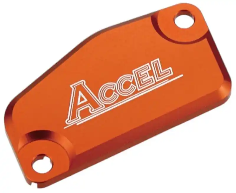 ACCEL POKRYWA POMPY HAMULCOWEJ PRZÓD KTM (BREMBO) SX/EXC DO 2013 KOLOR POMARAŃCZOWY Darmowy zwrot