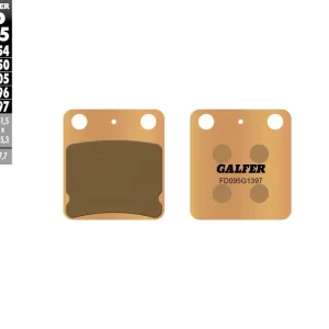 Bestseller GALFER KLOCKI HAMULCOWE KH054 SPIEK METALICZNY (ZŁOTE) ATV