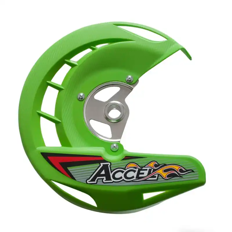 Oferta ACCEL OSŁONA TARCZY HAMULCOWEJ PRZÓD KAWASAKI KXF 250/450 ‘06-‘18 KOLOR ZIELONY (FDG-03GR) - PROMOCJA