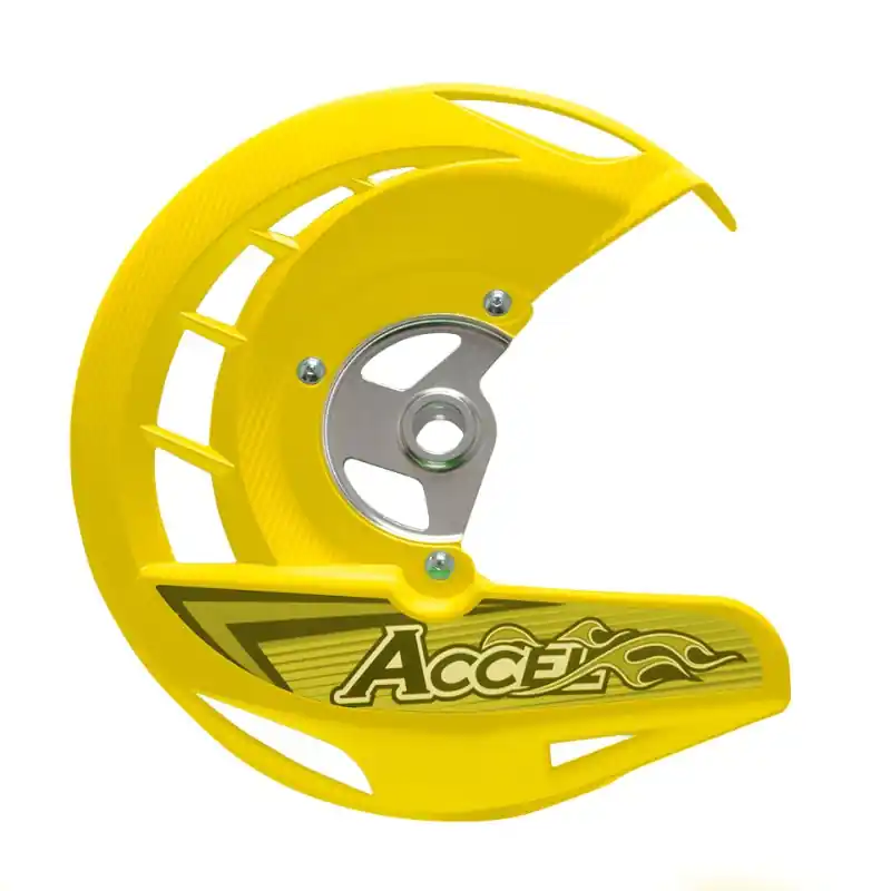 ACCEL OSŁONA TARCZY HAMULCOWEJ PRZÓD SUZUKI RMZ 250 ‘07-‘16, RMZ450 ‘05-‘16 KOLOR ŻÓŁTY (FDG-04YL) - PROMOCJA Cena promocyjna