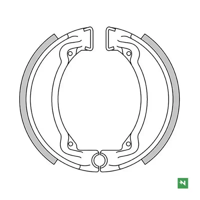 NEWFREN WYPRZEDAŻ SZCZĘKI HAMULCOWE YAMAHA DT 50 78-86 ,RD 50/80 , YZ 80 , TY 125/250 77-92 ( 110X25MM) Kup teraz