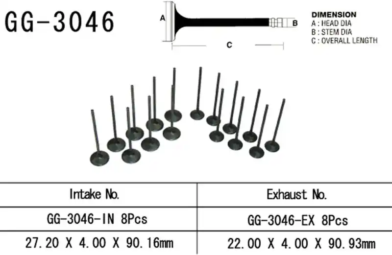 VESRAH ZAWÓR SSĄCY SUZUKI GSXR 600 ‘01-03‘ (OEM 12911-39F00) (1SZT.) (MADE IN JAPAN) Wysoka jakość