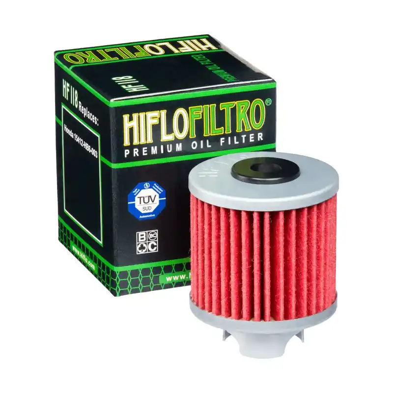 Nowy HIFLO FILTR OLEJU HF 118 HONDA ATC 125 86-87, TRX 125 87-88, PIT BIKES (50)