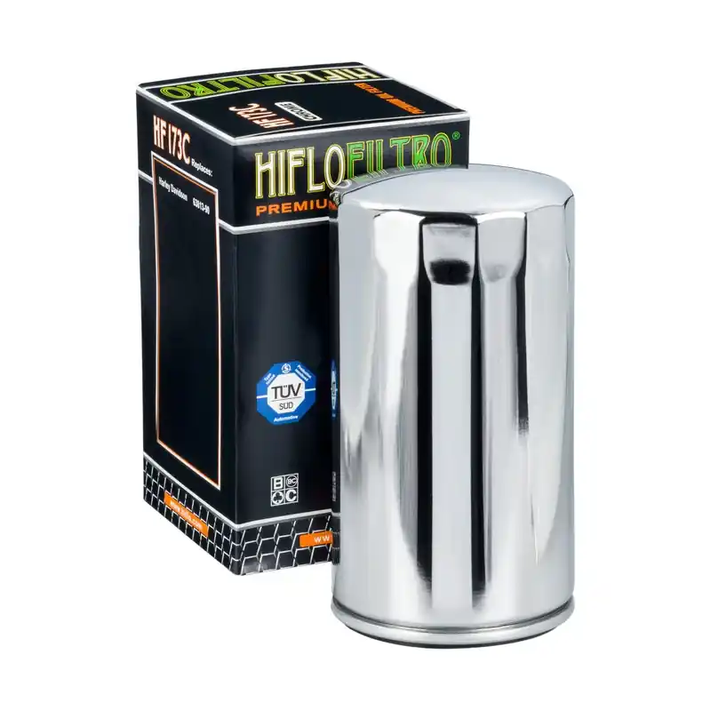 HIFLO FILTR OLEJU HF 173C HARLEY-DAVIDSON EVO (CHROMOWANY) (20) Darmowy zwrot