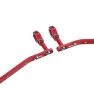 Najlepsza cena ACCEL OSŁONY RĄK (HANDBARY) Z MOCOWANIEM ALUMINIOWYM ENDURO 22MM KOLOR CZERWONY (BEZ PLASTIKOWEJ OSŁONY SD02)