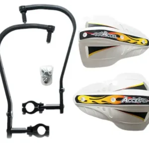 ACCEL OSŁONY RĄK (HANDBARY) Z MOCOWANIEM ALUMINIOWYM ENDURO 22MM (HG- KOLOR CZARNY, SD- KOLOR BIAŁY) Rabat