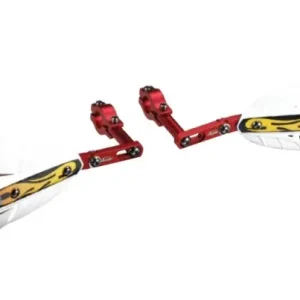 ACCEL OSŁONY RĄK (HANDBARY) Z MOCOWANIEM ALUMINIOWYM ENDURO 22MM (HG-KOLOR NIEBIESKI, SD- KOLOR BIAŁY) Premium