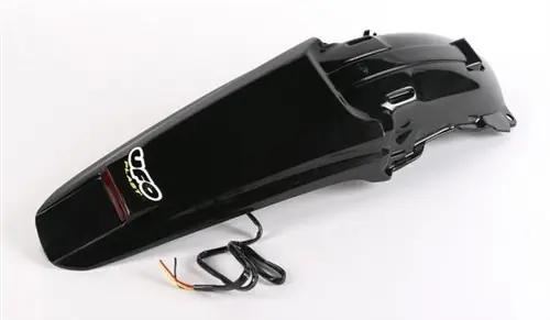 UFO BŁOTNIK TYŁ HONDA CRF 450X ‘05-‘09 Z LAMPKĄ LED KOLOR CZARNY Ostatnie sztuki