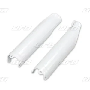 Wysoka jakość UFO OSŁONY TELESKOPÓW ( AMORTYZATORÓW ) PRZEDNICH HONDA CRF 450R/450RX 17-18 KOLOR BIAŁY - WYCOFANE Z OFERTY - WYPRZEDAŻ