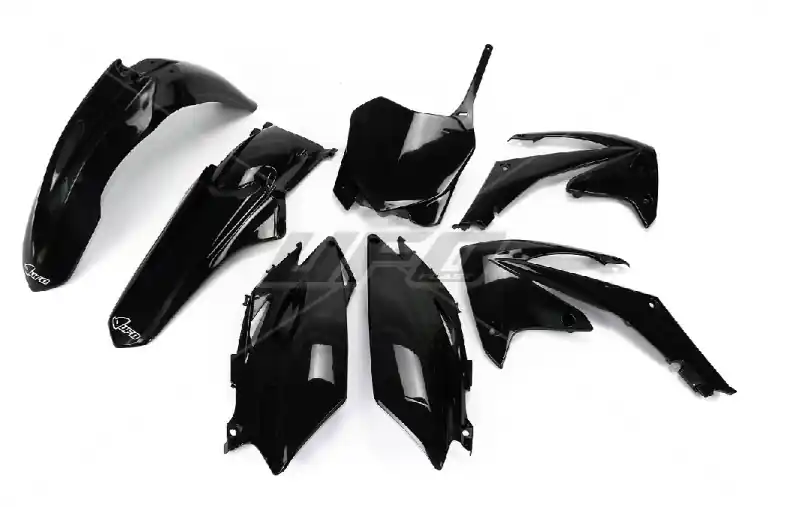 Zamów teraz UFO KOMPLET PLASTIKÓW HONDA CRF 250R ‘11-‘13, CRF 450R ‘11-‘12 KOLOR CZARNY (HO115E001)