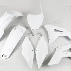 Cena promocyjna UFO KOMPLET PLASTIKÓW HONDA CRF 250R ‘18-‘21, CRF 450R ‘17-‘20 KOLOR BIAŁY (HO119E041)