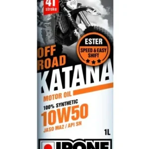 Nowy IPONE KATANA OFF ROAD 10W50 OLEJ SILNIKOWY 100% SYNTETYK 1L (ESTER, MA2) (AKC) (15)