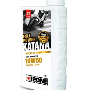IPONE FULL POWER KATANA 10W50 OLEJ SILNIKOWY 100 % SYNTETYK 2L (ESTER, MA2) (AKC) (8) Nowość