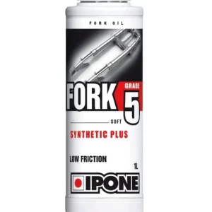 Hit cenowy IPONE OLEJ DO TELESKOPÓW / AMORTYZATORÓW / ZAWIESZENIA FORK SYNTHETIC PLUS 5W 1L (AKC) (15)