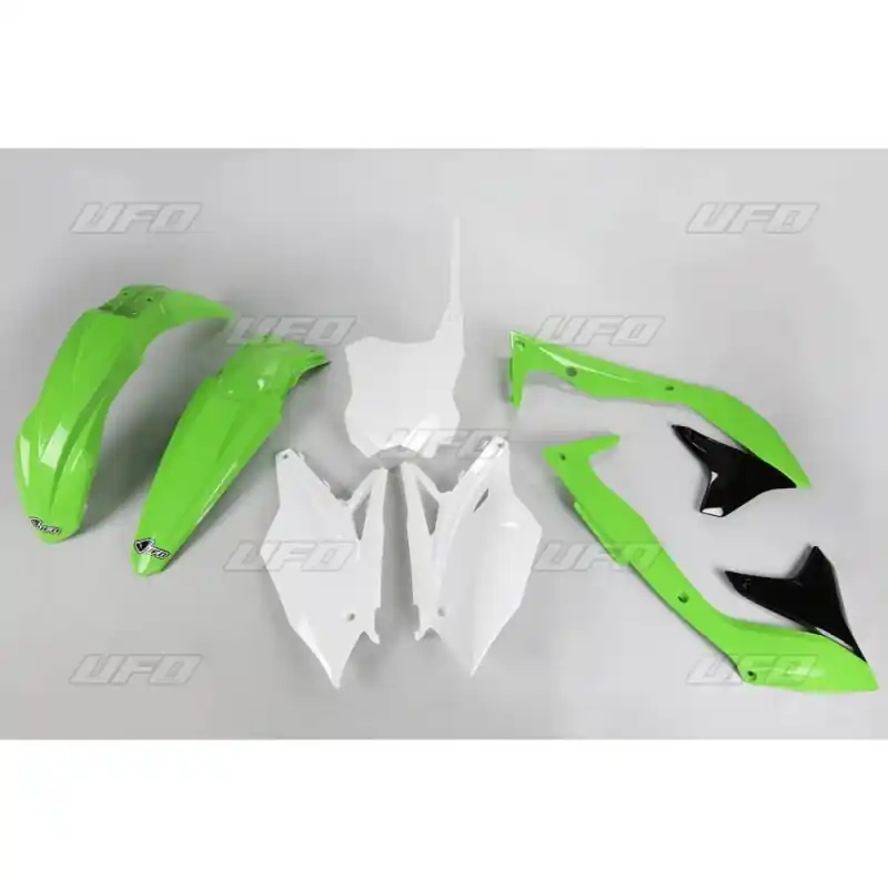 Zamów dziś UFO KOMPLET PLASTIKÓW KAWASAKI KXF 450 ‘18 KOLOR OEM (ZIELONY/BIAŁY/CZARNY) (KA226E999)