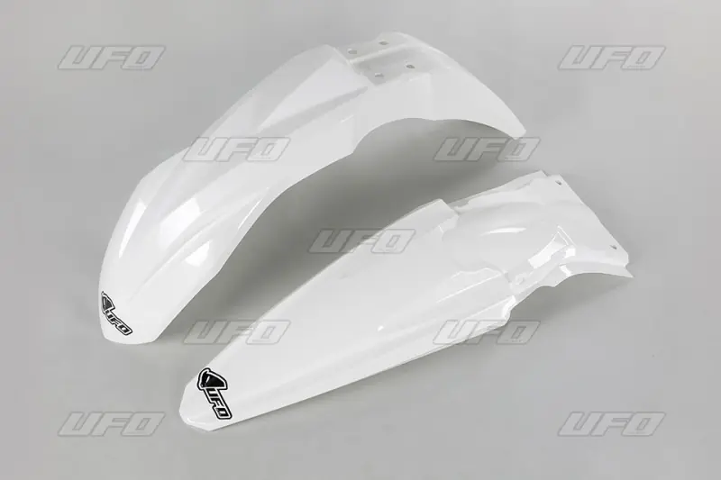 Wysoka jakość UFO KOMPLET BŁOTNIKÓW KAWASAKI KXF 450 ‘16-‘17, KXF 250 ‘17 (KA04733047, KA04734047), KOLOR BIAŁY