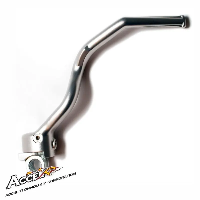 ACCEL DŹWIGNIA STARTERA (KOPKA) ALUMINIOWA KAWASAKI KXF 250 ‘13-‘20 KOLOR SREBRNY Ostatnia szansa