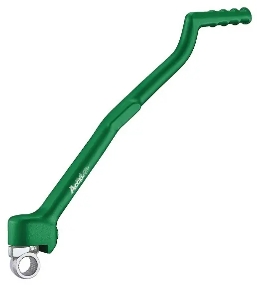 Łatwy zwrot ACCEL DŹWIGNIA STARTERA (KOPKA) ALUMINIOWA KAWASAKI KXF 450 ‘16-‘18, KOLOR ZIELONY