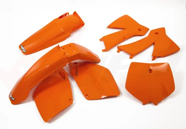 Wysoka jakość UFO KOMPLET PLASTIKÓW KTM SX-SXF ‘01-‘02 KOLOR POMARAŃCZOWY (KT501E127)